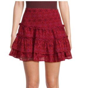 Allison New York Tiered Mini Skirt